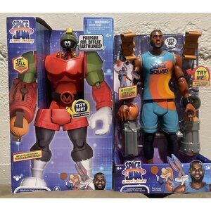 LeBron James & Marvin The Martian Set Space Jam A New Legacy Action Figures New